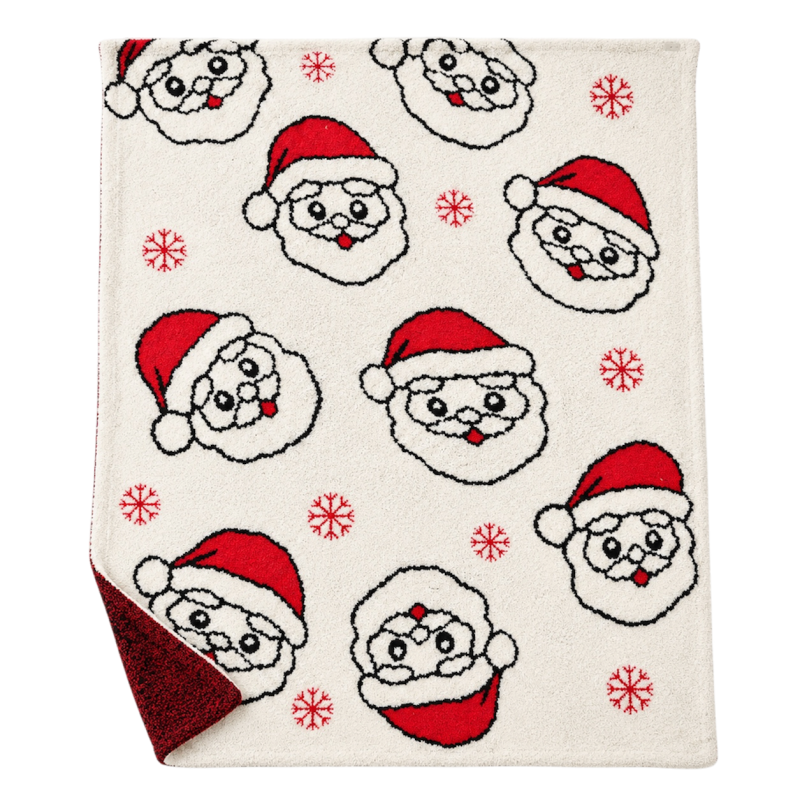 THROW BLANKET - JOLLY SANTA