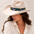 TWILLY SCARF - NAVY WILDFLOWER