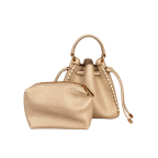 WHIPSTITCH BUCKET BAG - DUSTY GOLD
