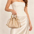 WHIPSTITCH BUCKET BAG - DUSTY GOLD