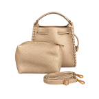 WHIPSTITCH BUCKET BAG - DUSTY GOLD
