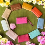 COMPARTMENT CROSSBODY OR WRISTLET - BABY BLUE 