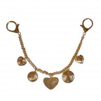 BAG CHARM CHAIN - HEARTS 