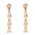 DROP LONG EARRINGS - CLEAR