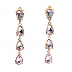 DROP LONG EARRINGS - LAVENDER 