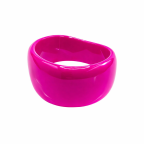 RESIN BANGLE - FUCHSIA 