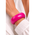 RESIN BANGLE - FUCHSIA 