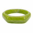 RESIN BANGLE - LIGHT GREEN 