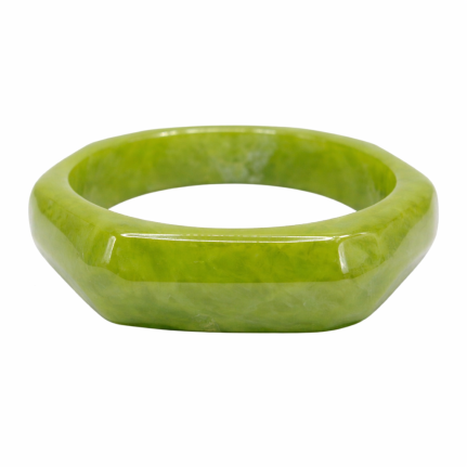 RESIN BANGLE - LIGHT GREEN 