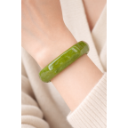 RESIN BANGLE - LIGHT GREEN 
