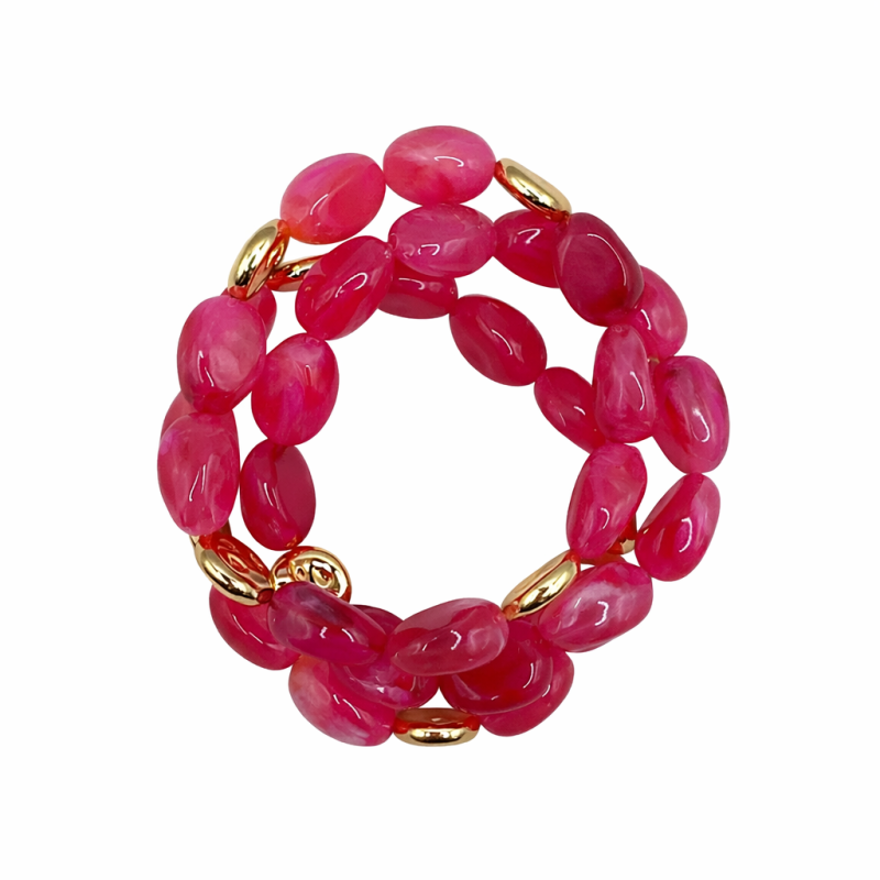 CHUNKY BRACELET - FUCHSIA 