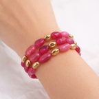 CHUNKY BRACELET - FUCHSIA 