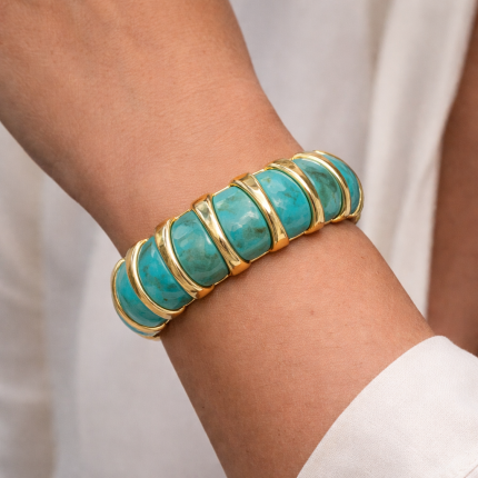 STRETCHABLE BRACELET - TURQUOISE 