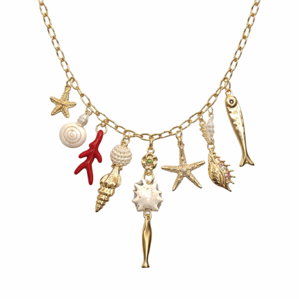 CHARM NECKLACE - STARFISH 