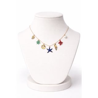 CHARM NECKLACE - PEARL