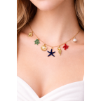 CHARM NECKLACE - PEARL