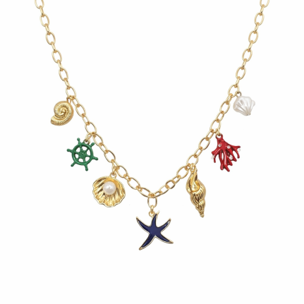 CHARM NECKLACE - PEARL