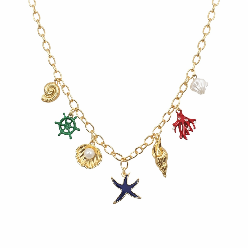 CHARM NECKLACE - PEARL