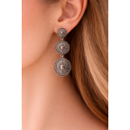 WESTERN EARRINGS - SILVER 