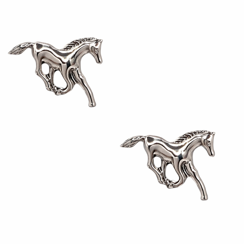 HORSE EARRINGS - SILVER 