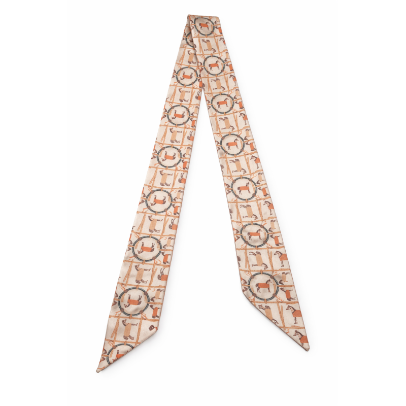 TWILLY SCARF - HORSES