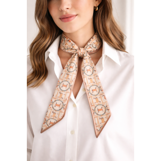 TWILLY SCARF - HORSES