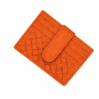 WOVEN CARD HOLDER - ORANGE 