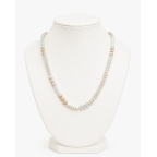 BEADED NECKLACE - WHITE 