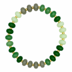 BEADED BRACELET - GREEN 