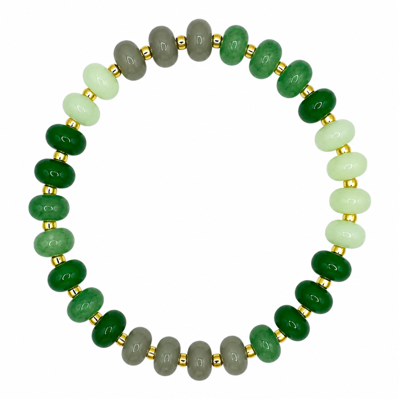 BEADED BRACELET - GREEN 
