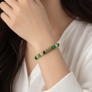 BEADED BRACELET - GREEN 
