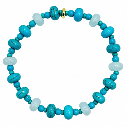 BEADED BRACELET - TURQUOISE
