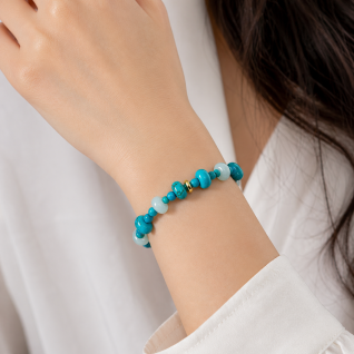 BEADED BRACELET - TURQUOISE