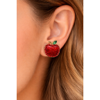 STUD EARRINGS - TEACH & APPLE 