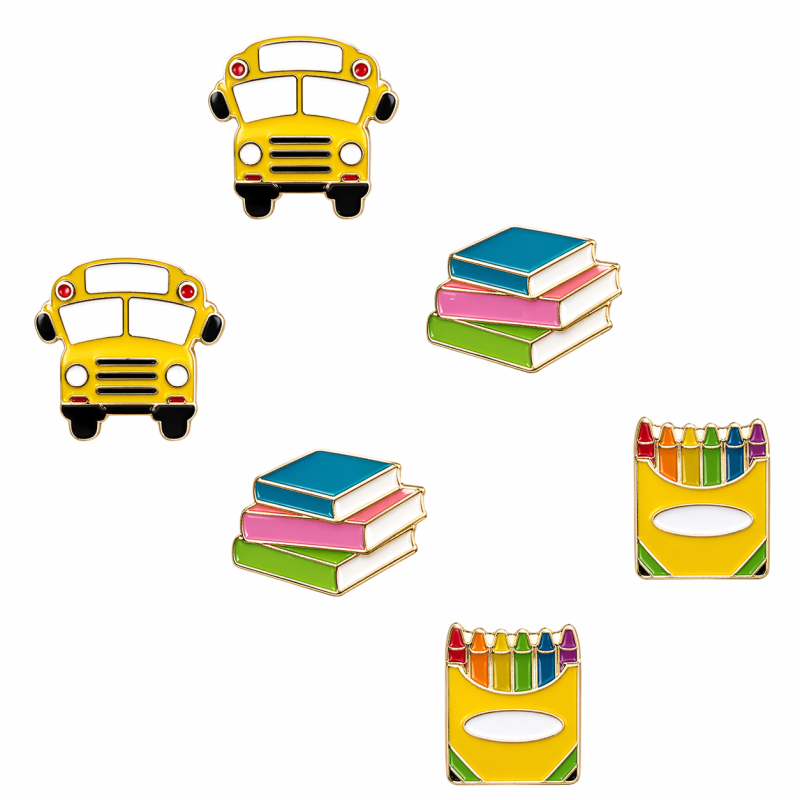 GOLD DIPPED STUD SET EARRINGS - TEACHER 