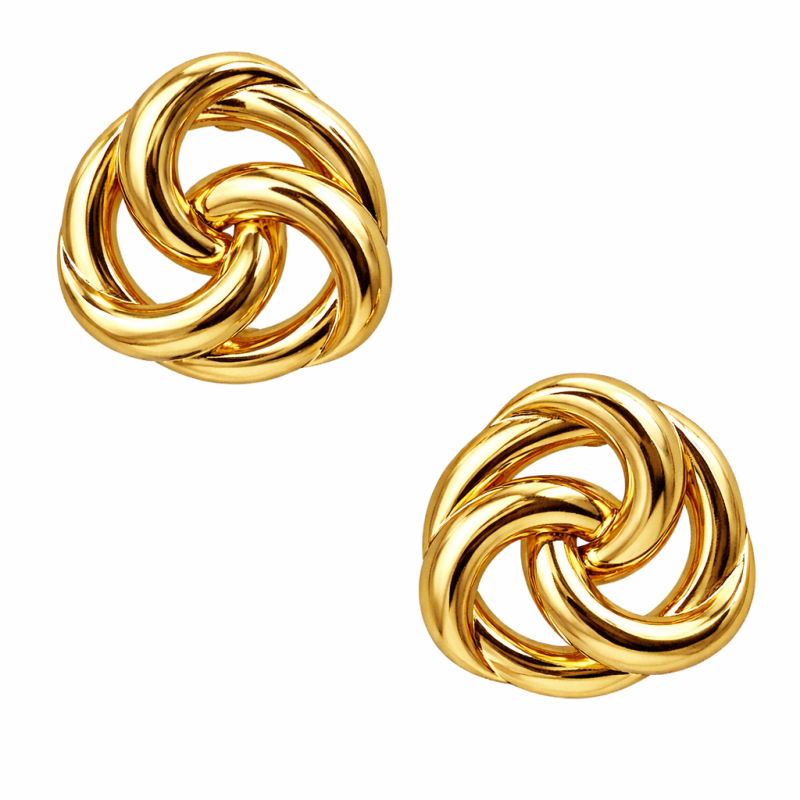 KNOT EARRINGS - GOLD 