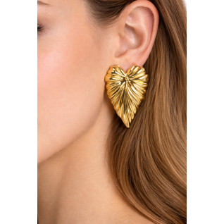 LEAF EARRINGS - GOLD 