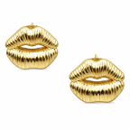 LIP EARRINGS - GOLD 