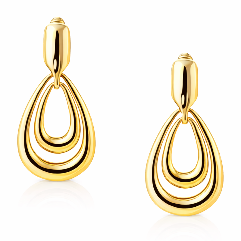 TEARDROP EARRINGS - GOLD 