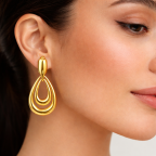 TEARDROP EARRINGS - GOLD 