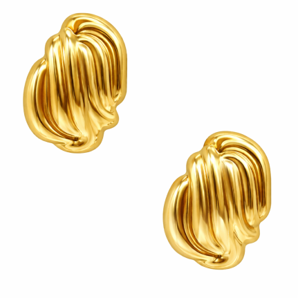 WAVY EARRINGS - GOLD 