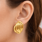 WAVY EARRINGS - GOLD 