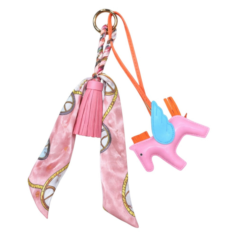 KEYCHAIN CHARM - PINK HORSE 