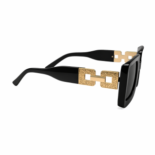SUNGLASSES - BLACK & GOLD