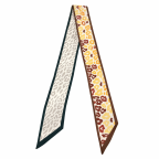 TWILLY SCARF - BROWN ANIMAL 