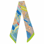 TWILLY SCARF - LIME GREEN 
