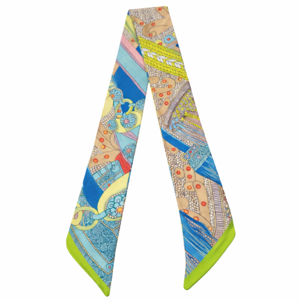 TWILLY SCARF - LIME GREEN 