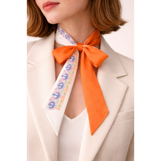 TWILLY SCARF - ORANGE 