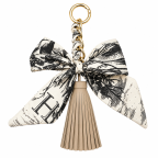 RIBBON BOW TASSEL - IVORY 