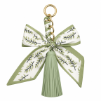 RIBBON BOW TASSEL - LIGHT GREEN 